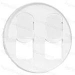 Legrand Céliane 2xRJ45 burkolat, fehér, Legrand 068252