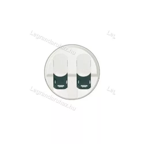 Legrand Céliane 2xRJ45 burkolat, fehér, Legrand 068252