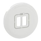   Legrand Céliane 2xUSB töltőaljzat burkolat, fehér, Legrand 068256
