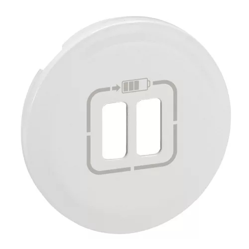 Legrand Céliane 2xUSB töltőaljzat burkolat, fehér, Legrand 068256