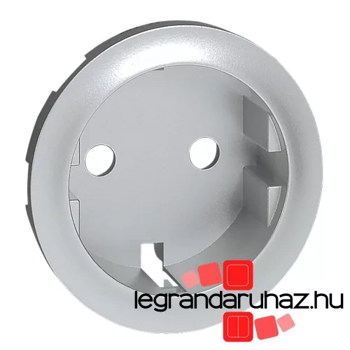 Legrand Céliane 2P+F csatlakozóaljzat burkolat, titán, Legrand 068431