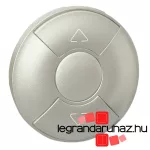 Legrand Céliane redőnykapcsoló/nyomó burkolat, titán, Legrand 068451