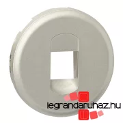   Legrand Céliane 1xhangszóró csatlakozóaljzat burkolat, titán, Legrand 068511