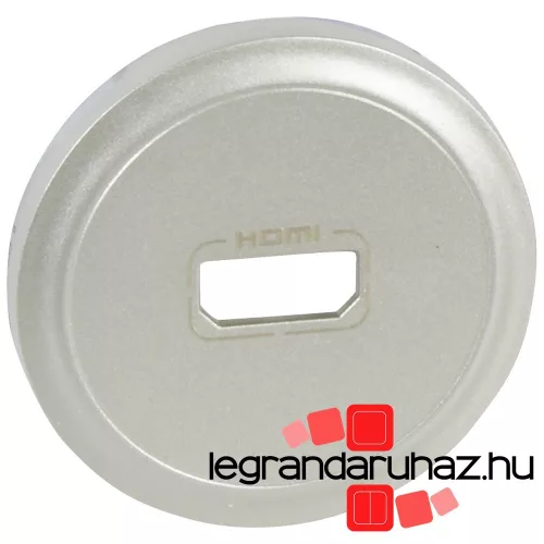 Céliane HDMI burkolat, titán, Legrand 068516