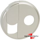   Legrand Céliane RJ 45 + TV aljzat burkolat, titán, Legrand 068539