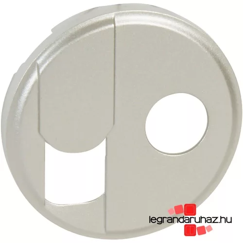 Legrand Céliane RJ 45 + TV aljzat burkolat, titán, Legrand 068539