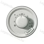 Legrand Céliane szobatermosztát burkolat, titán, Legrand 068540