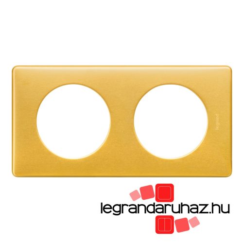 Legrand Céliane kettes keret sárgaréz, Legrand 068792