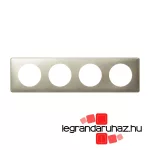 Legrand Céliane négyes keret, titán, Legrand 068904