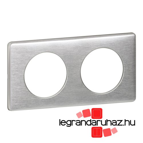 Legrand Céliane kettős keret, alumínium, Legrand 068922