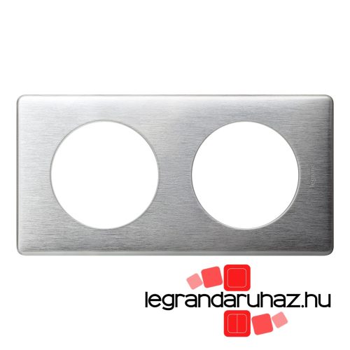 Legrand Céliane kettős keret, alumínium, Legrand 068922