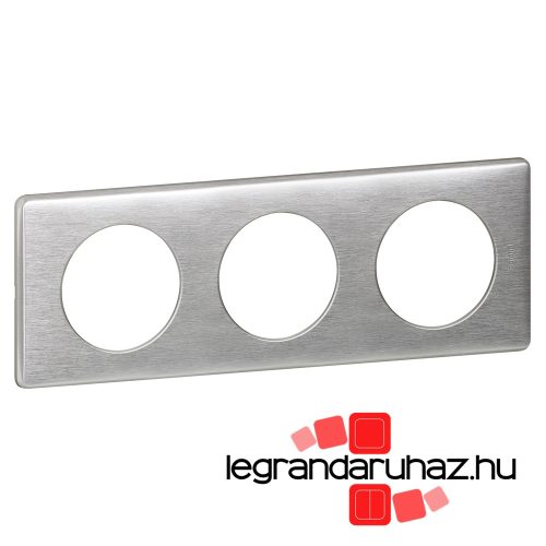 Legrand Céliane hármas keret, alumínium, Legrand 068923