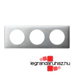 Legrand Céliane hármas keret, alumínium, Legrand 068923