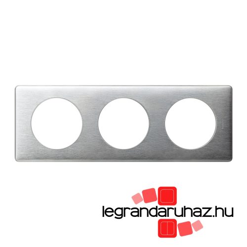 Legrand Céliane hármas keret, alumínium, Legrand 068923