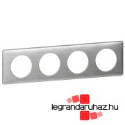 Legrand Céliane négyes keret, alumínium, Legrand 068924