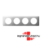 Legrand Céliane négyes keret, alumínium, Legrand 068924