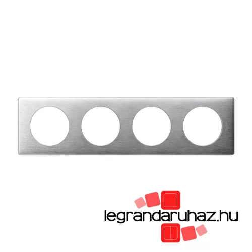 Legrand Céliane négyes keret, alumínium, Legrand 068924