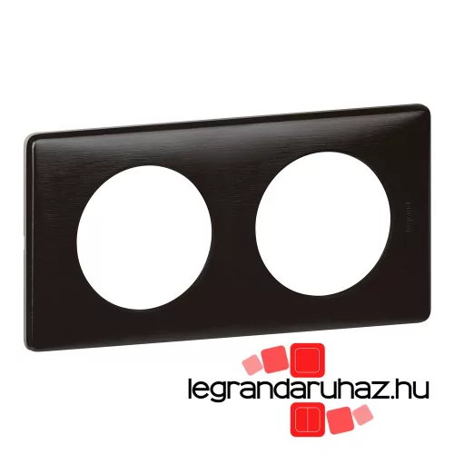 Legrand Céliane kettős keret, karbon, Legrand 068982