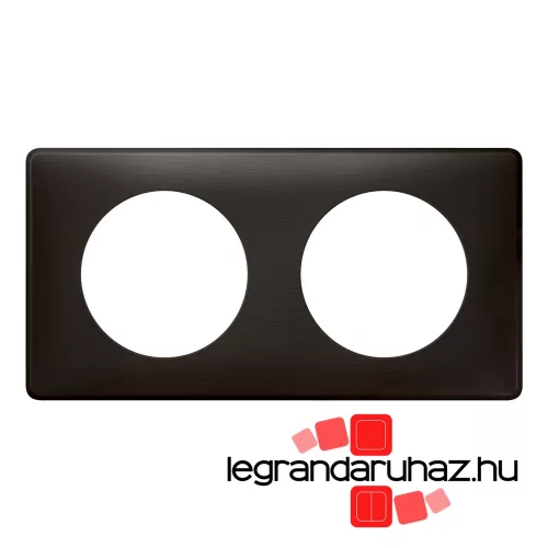 Legrand Céliane kettős keret, karbon, Legrand 068982