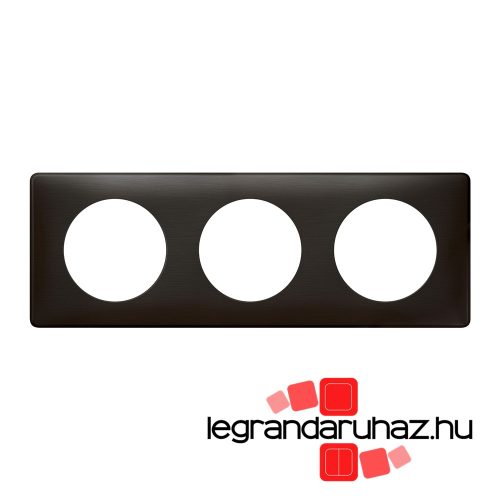 Legrand Céliane hármas keret, karbon, Legrand 068983