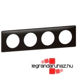 Legrand Céliane négyes keret, karbon, Legrand 068984