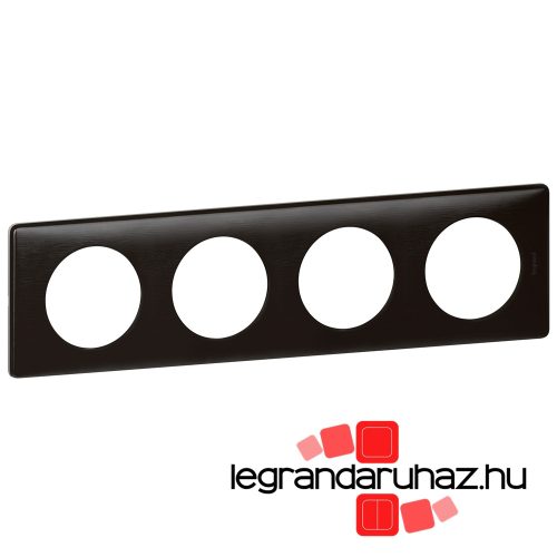 Legrand Céliane négyes keret, karbon, Legrand 068984