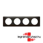 Legrand Céliane négyes keret, karbon, Legrand 068984
