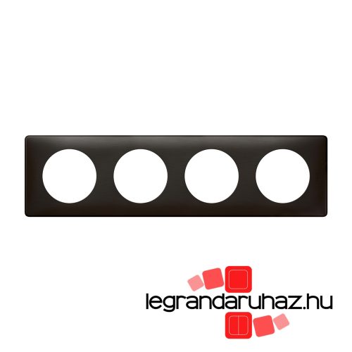 Legrand Céliane négyes keret, karbon, Legrand 068984