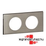 Legrand Céliane kettős keret, rozsdamentes acél, Legrand 069102