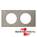 Legrand Céliane kettős keret, rozsdamentes acél, Legrand 069102