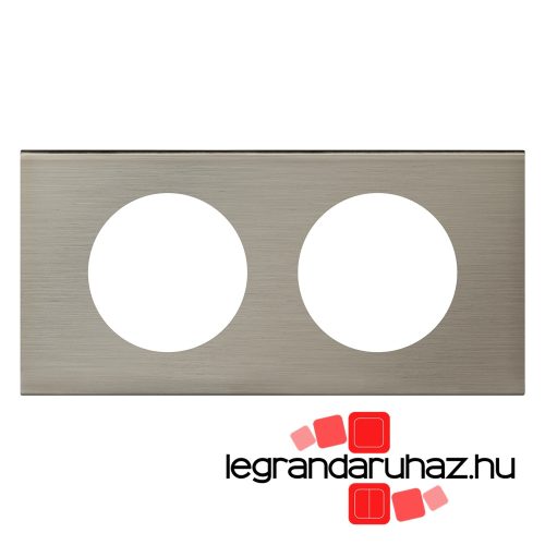 Legrand Céliane kettős keret, rozsdamentes acél, Legrand 069102