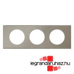 Legrand Céliane hármas keret, rozsdamentes acél, Legrand 069103