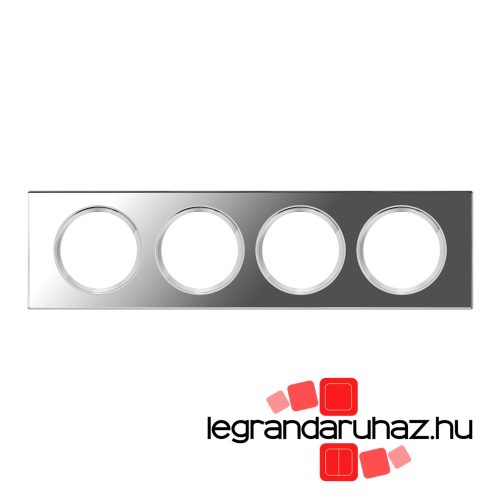 Legrand Céliane négyes keret tükör hatású üveg, Legrand 069124