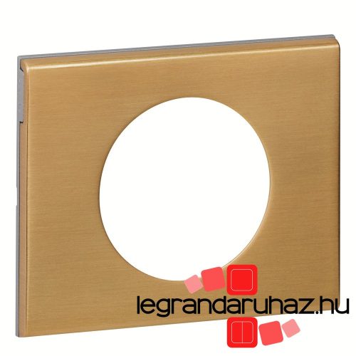 Legrand Céliane egyes keret, fényes bronz, Legrand 069131