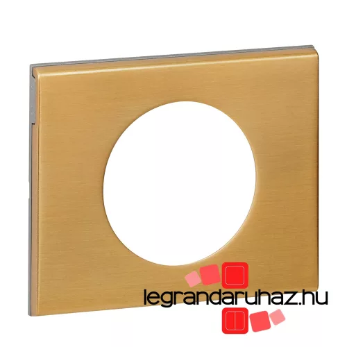 Legrand Céliane egyes keret, fényes bronz, Legrand 069131