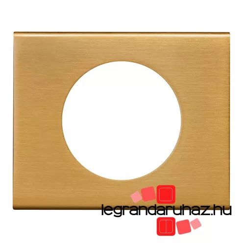 Legrand Céliane egyes keret, fényes bronz, Legrand 069131