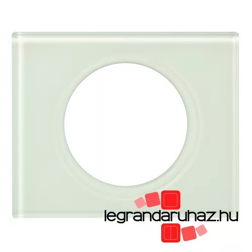 Legrand Céliane egyes keret, fehérüveg, Legrand 069311