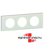 Legrand Céliane hármas keret, fehérüveg, Legrand 069313