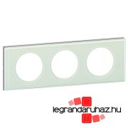 Legrand Céliane hármas keret, fehérüveg, Legrand 069313