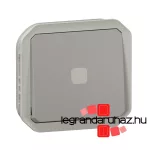 Legrand Plexo 55 időzítőkapcsoló jelzőfénnyel, szürke, Legrand 069504L