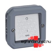   Legrand Plexo 55 kétpólusú kapcsoló ellenőrzőfénnyel 16A, szürke, Legrand 069528L