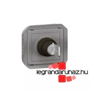   Legrand Plexo 55 kulcsos kapcsoló 2 állású, szürke, Legrand 069534L