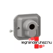   Legrand Plexo 55 kulcsos kapcsoló 3 állású, szürke, Legrand 069535L