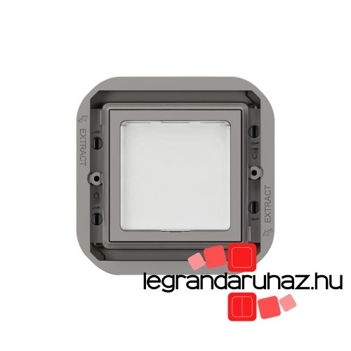 Legrand Plexo 55 jelzőlámpa bura nélkül, szürke, Legrand 069583L