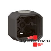   Legrand Plexo 55 falon kívüli 1-es doboz, membrános, antracit, Legrand 069601L