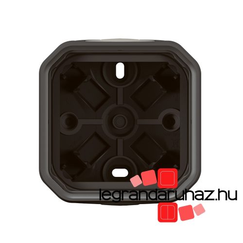 Legrand Plexo 55 falon kívüli 1-es doboz, membrános, antracit, Legrand 069601L