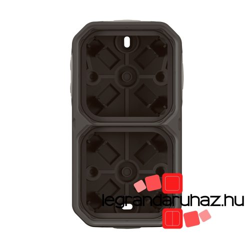 Legrand Plexo 55 falon kívüli 2-es doboz, membrános, antracit, Legrand 069602L