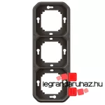 Legrand Plexo 55 hármas keret, antracit, Legrand 069608L