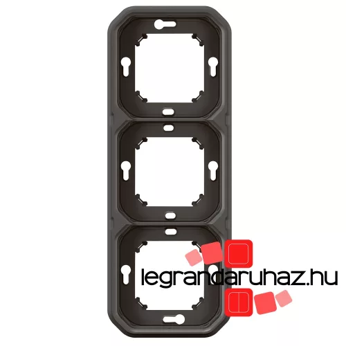 Legrand Plexo 55 hármas keret, antracit, Legrand 069608L