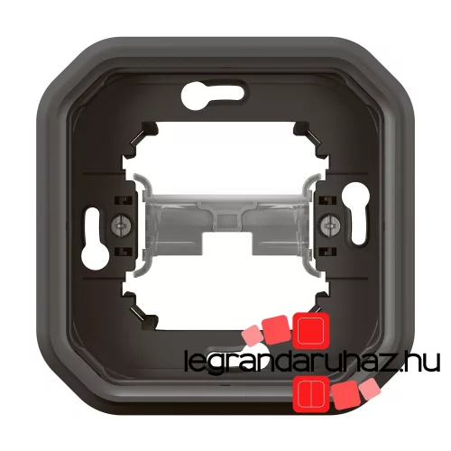Legrand Plexo 55 egyes keret körmökkel, antracit, Legrand 069609L